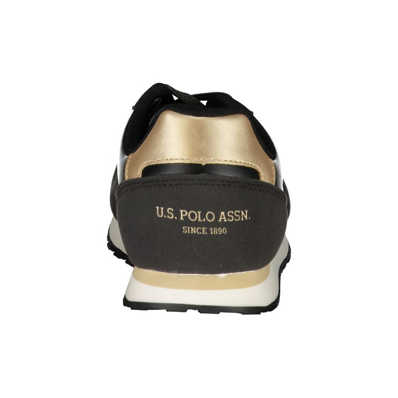U.S. POLO ASSN. Black Polyester Sneaker - All-Day Comfort and Style