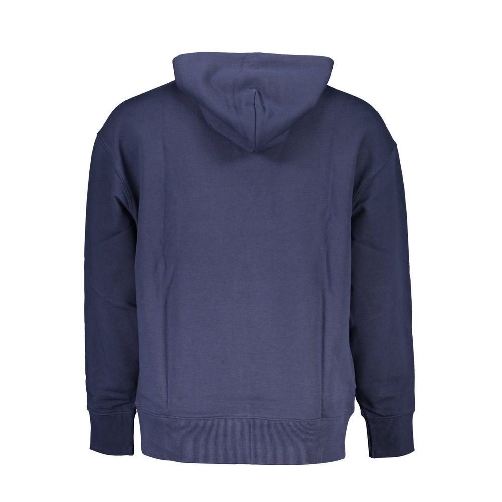 Sweat à capuche bleu en coton pour homme de Tommy Hilfiger