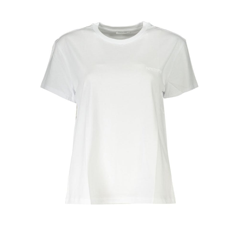Patrizia Pepe T-Shirt Femme Blanc en Coton - Chic et Durable