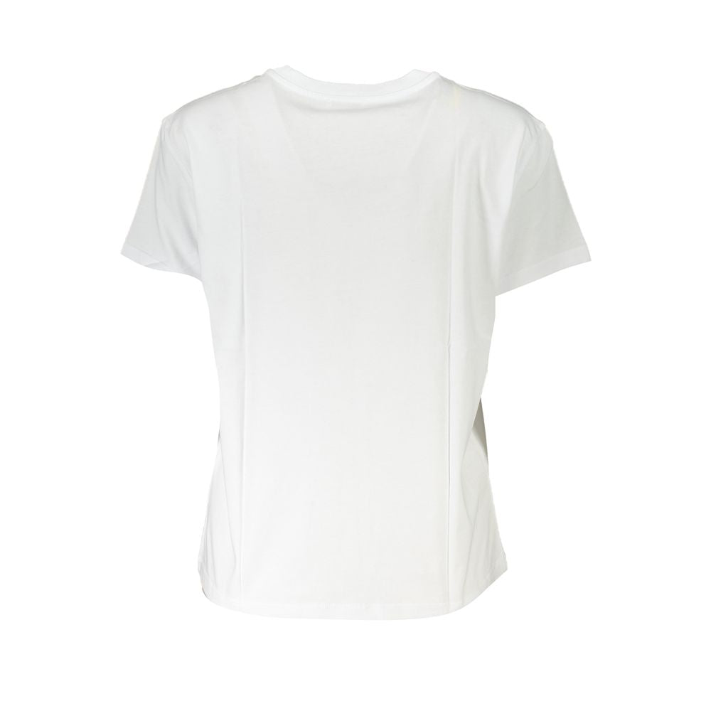 Patrizia Pepe T-Shirt Femme Blanc en Coton - Chic et Durable