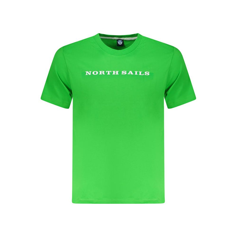 T-shirt homme en coton vert North Sails