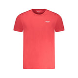 T-shirt homme en coton rouge Pepe Jeans