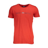 T-shirt homme en coton rouge, Norvège 1963