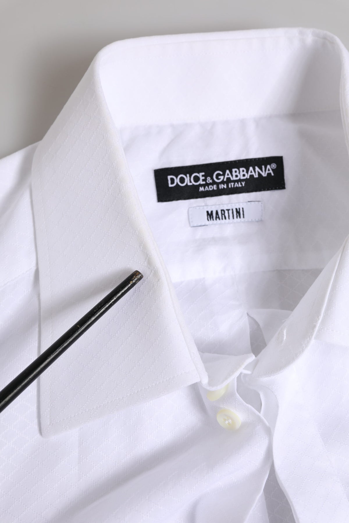 Chemise habillée pour homme en coton blanc MARTINI de Dolce &amp; Gabbana