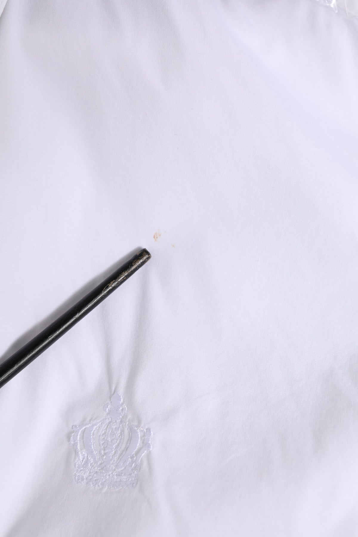 Chemise habillée homme en coton blanc doré Dolce &amp; Gabbana