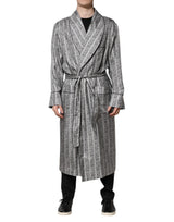 Dolce & Gabbana Multicolor Floral Robe Coat Wrap Jacket