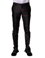 Pantalon à motifs en polyester multicolore de Dolce &amp; Gabbana