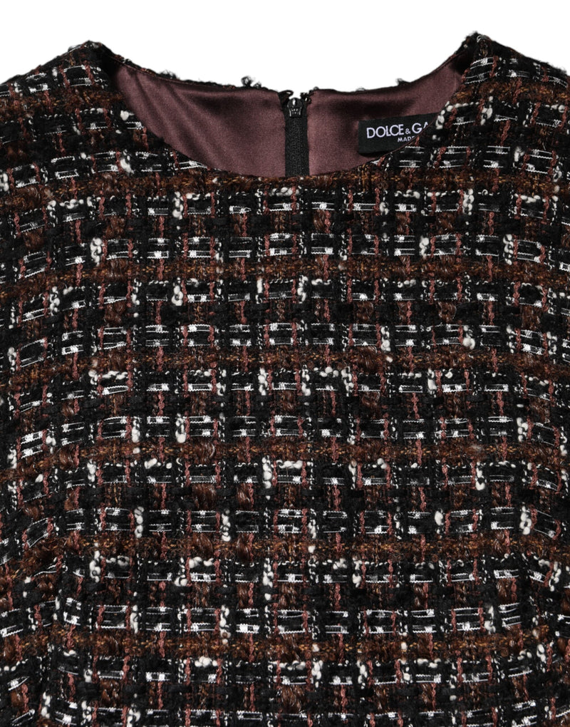 Dolce & Gabbana Robe Mini A-ligne Sans Manches Multicolore