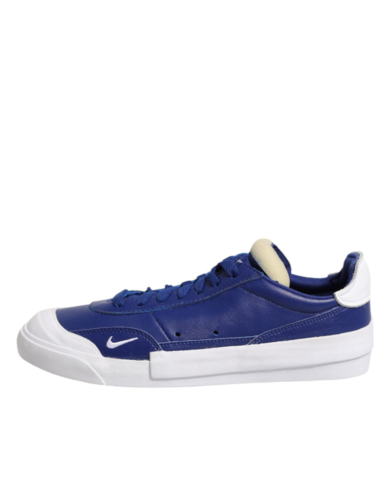 Nike Drop-Type PRM Sneakers - Blue and White Low Tops
