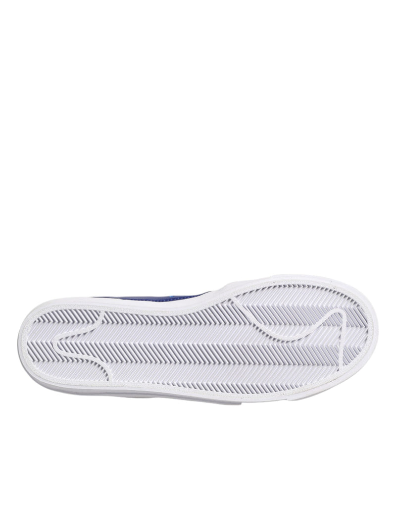 Nike Drop-Type PRM Sneakers - Blue and White Low Tops