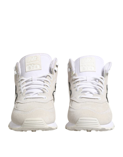 New Balance Off White Suede Sneakers Shoes