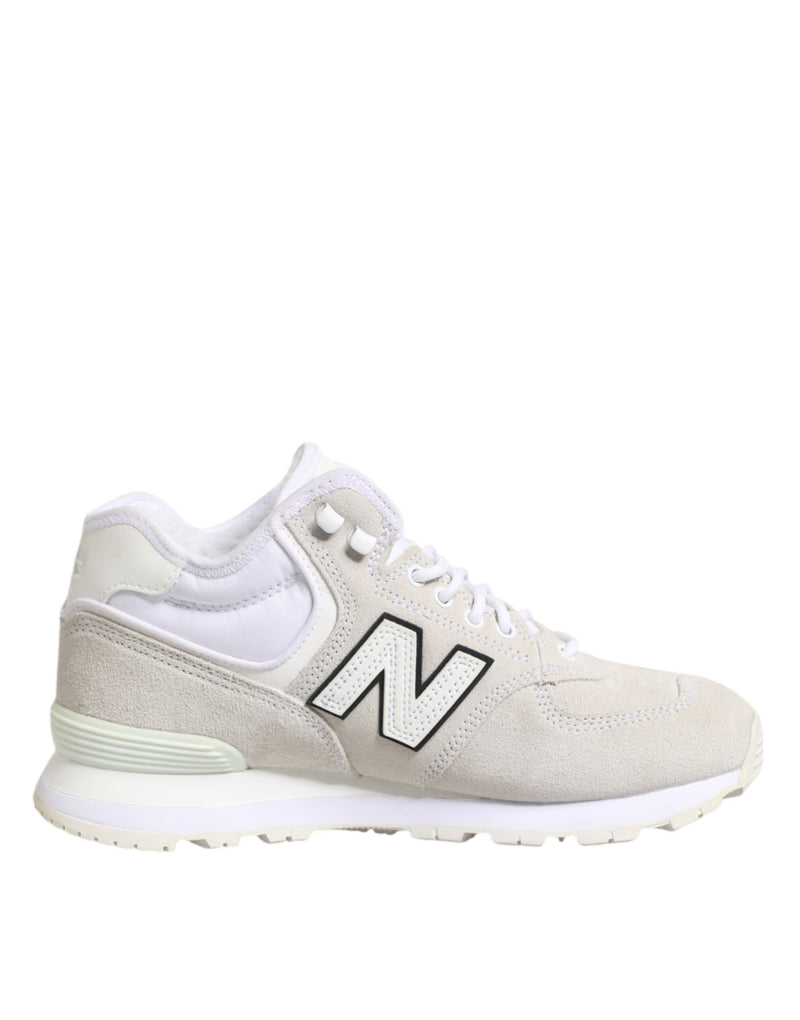 New Balance Off White Suede Sneakers - MV7278