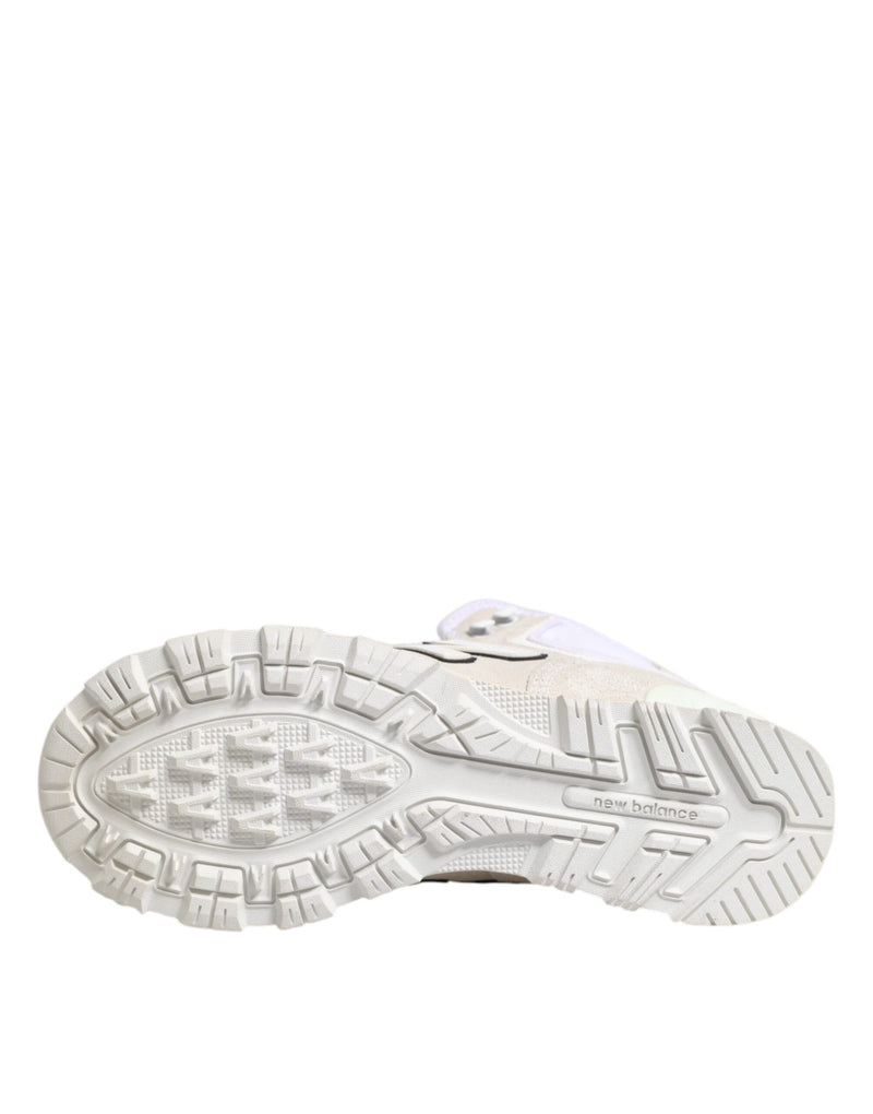 New Balance Off White Suede Sneakers - MV7278