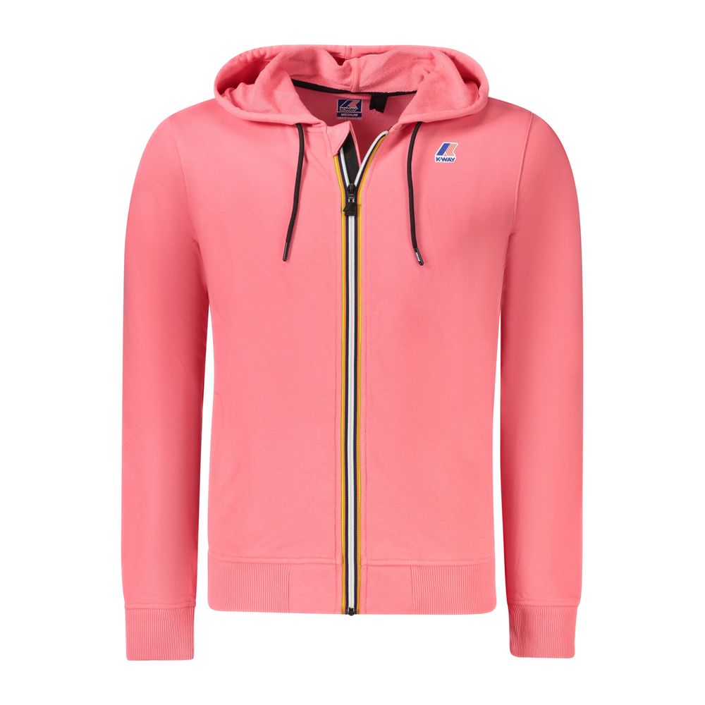 Pull en coton rose pour homme K-WAY