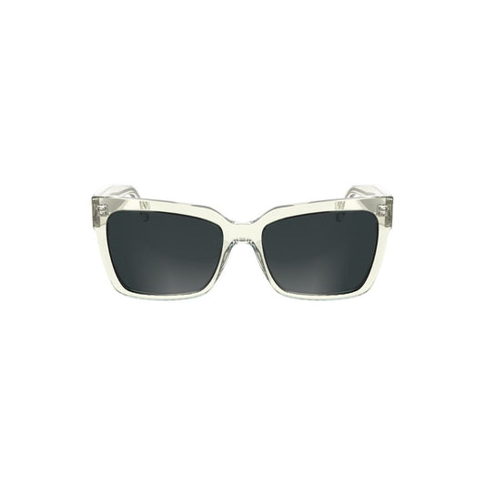 Lunettes de soleil pour homme en plastique transparent Calvin Klein