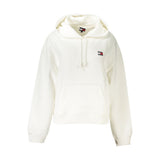 Sweat à capuche en coton blanc Tommy Hilfiger pour femmes - XL