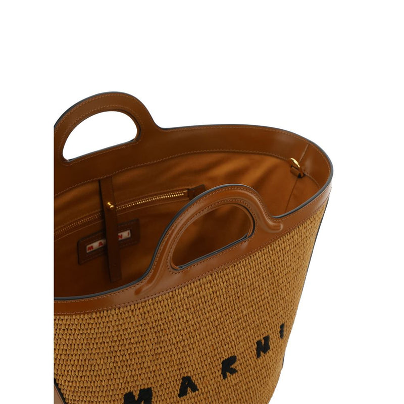 Sac seau Marni Tropicalia - Design luxueux en raffia