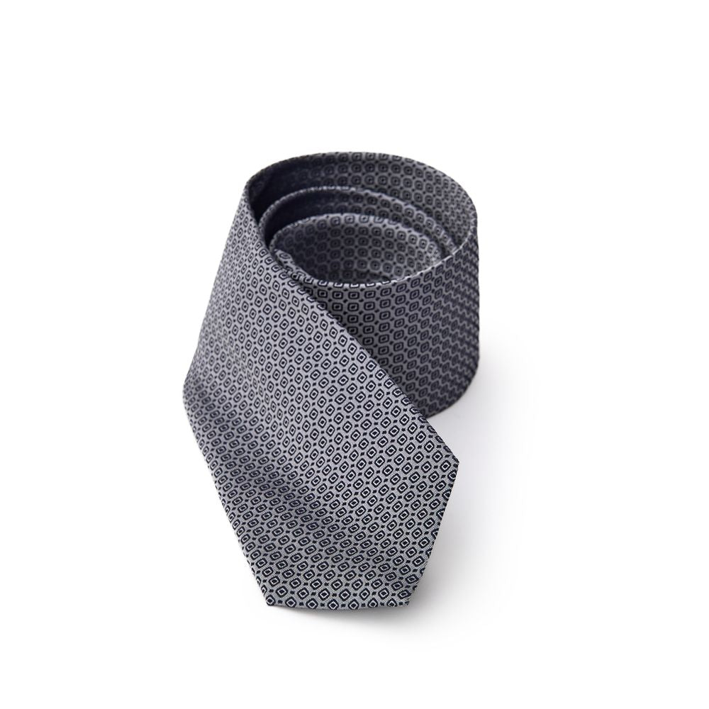 Cravate en soie grise Jil Sander