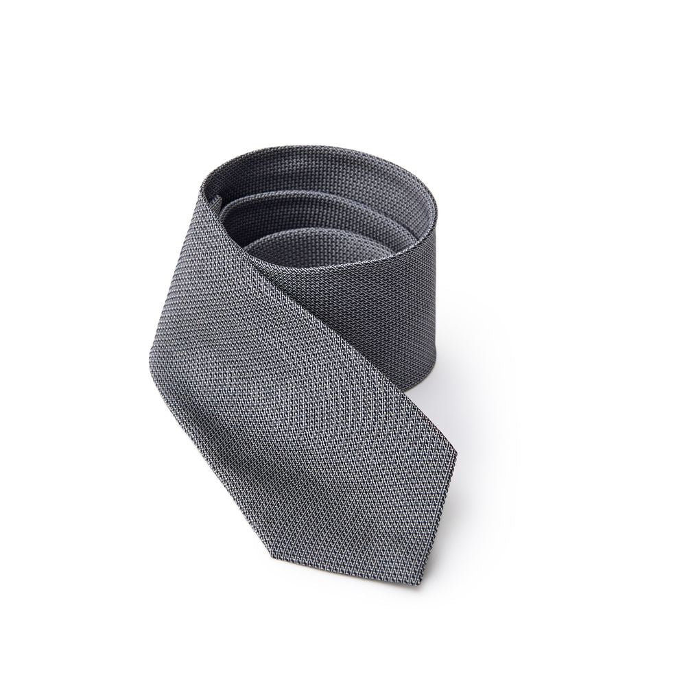 Cravate en soie grise Jil Sander