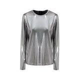 T-Shirt Longue Manches Grise en Viscose Tom Ford - Élégance et Confort