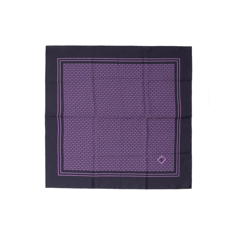 Pochette de costume en soie violette Dolce &amp; Gabbana