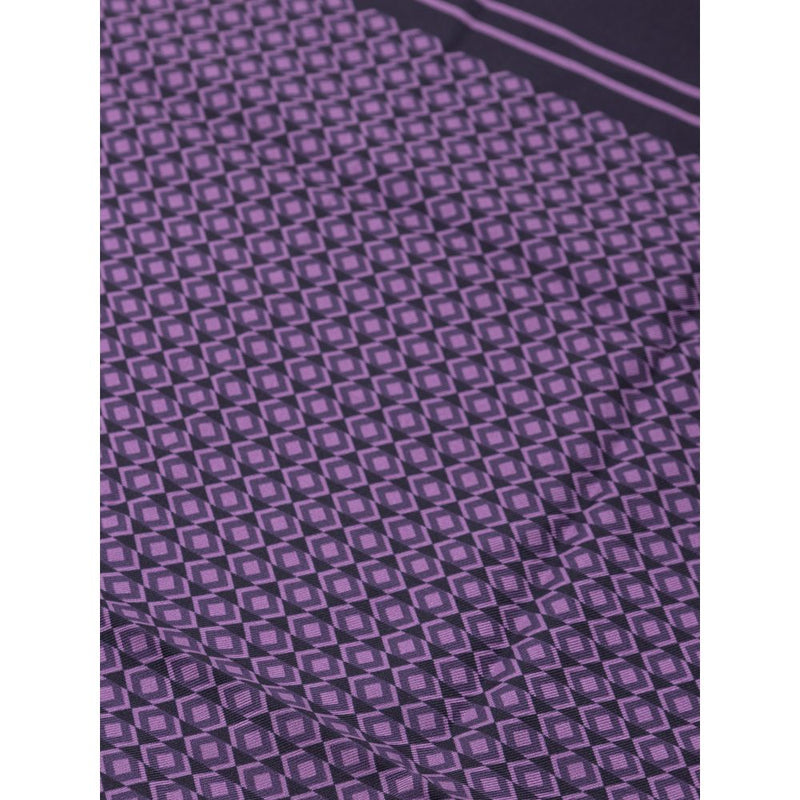 Pochette de costume en soie violette Dolce &amp; Gabbana