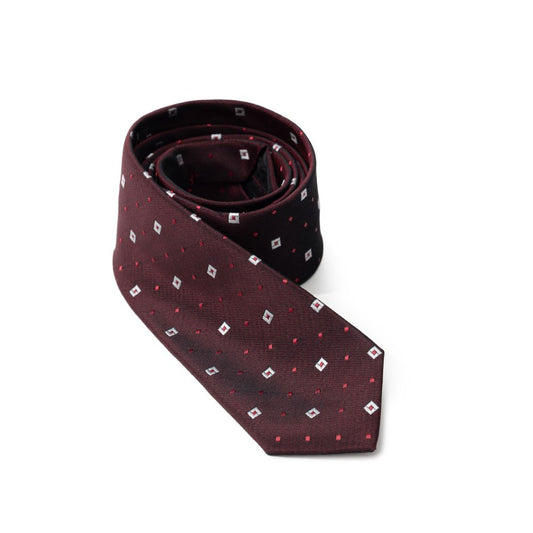 Cravate en soie Bordeaux de Dolce &amp; Gabbana