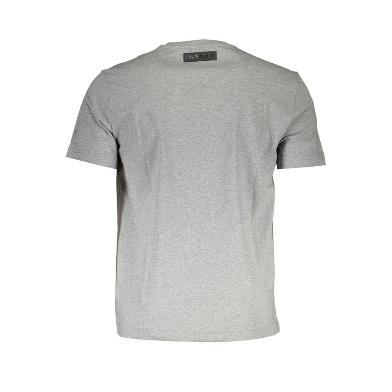 Plein Sport Grijs Katoenen Heren T-Shirt