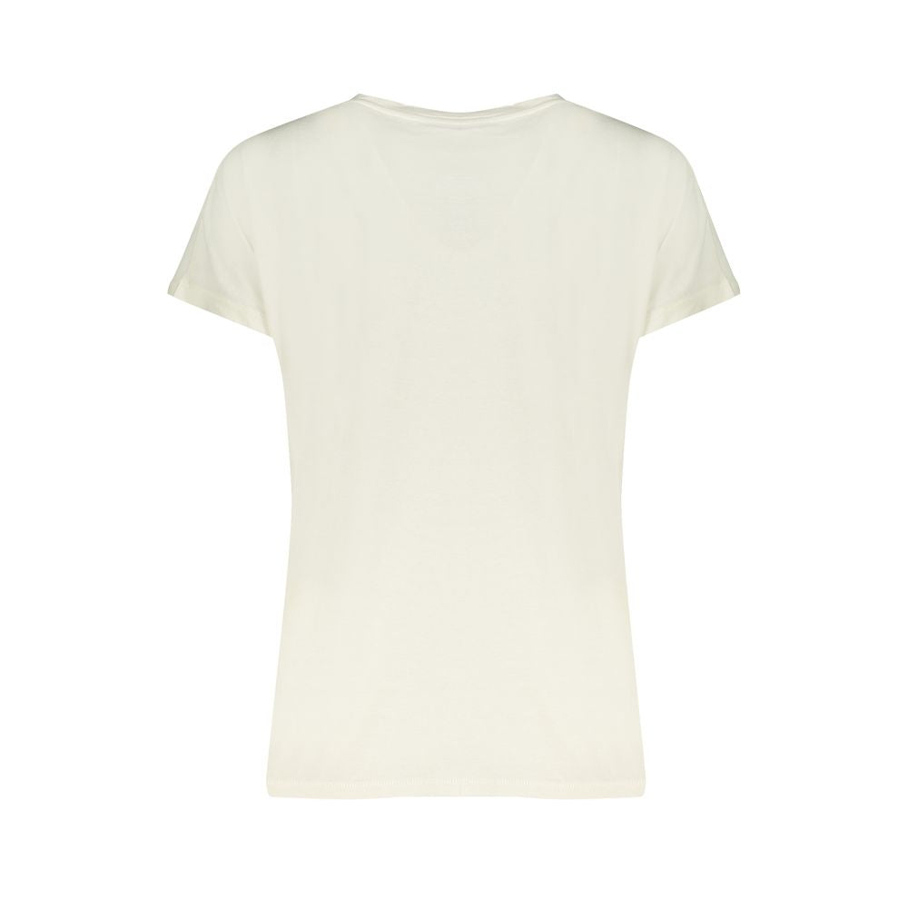 North Sails White Cotton T-Shirt - Chic & Sustainable Fashion