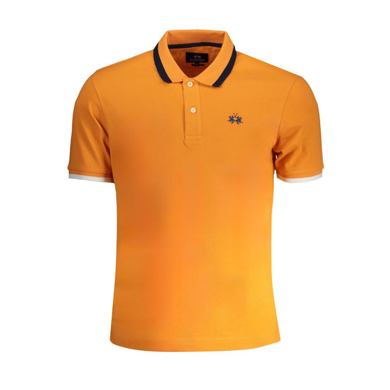 Polo La Martina en coton orange