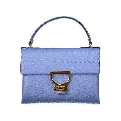 Sac à main Coccinelle en cuir bleu clair pour femme