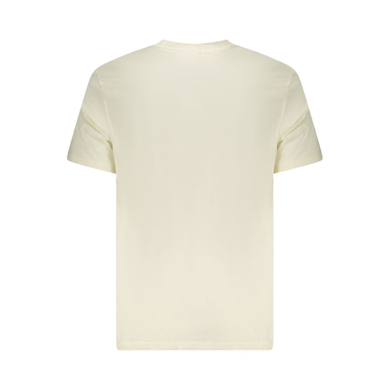 Lee Beige Cotton Men T-Shirt