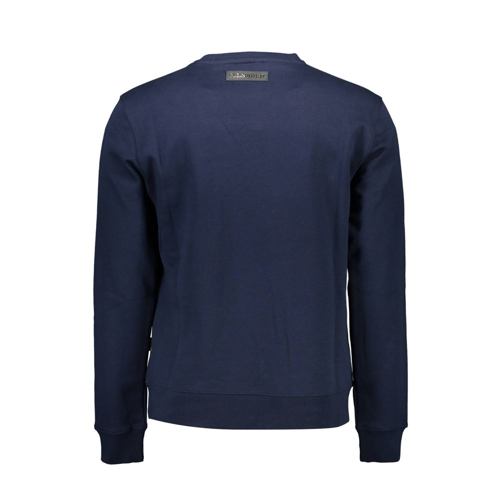 Pull en coton bleu pour homme Plein Sport