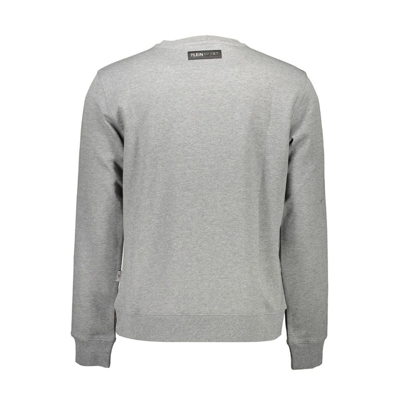 Plein Sport grijze katoenen herensweater