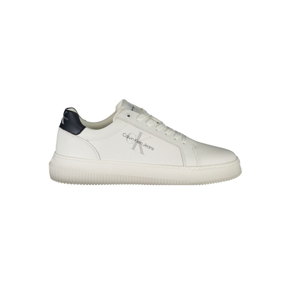 Calvin Klein Baskets en cuir Bianco pour homme