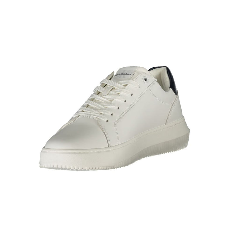Calvin Klein White Leather Men Sneaker - Urban Chic Style