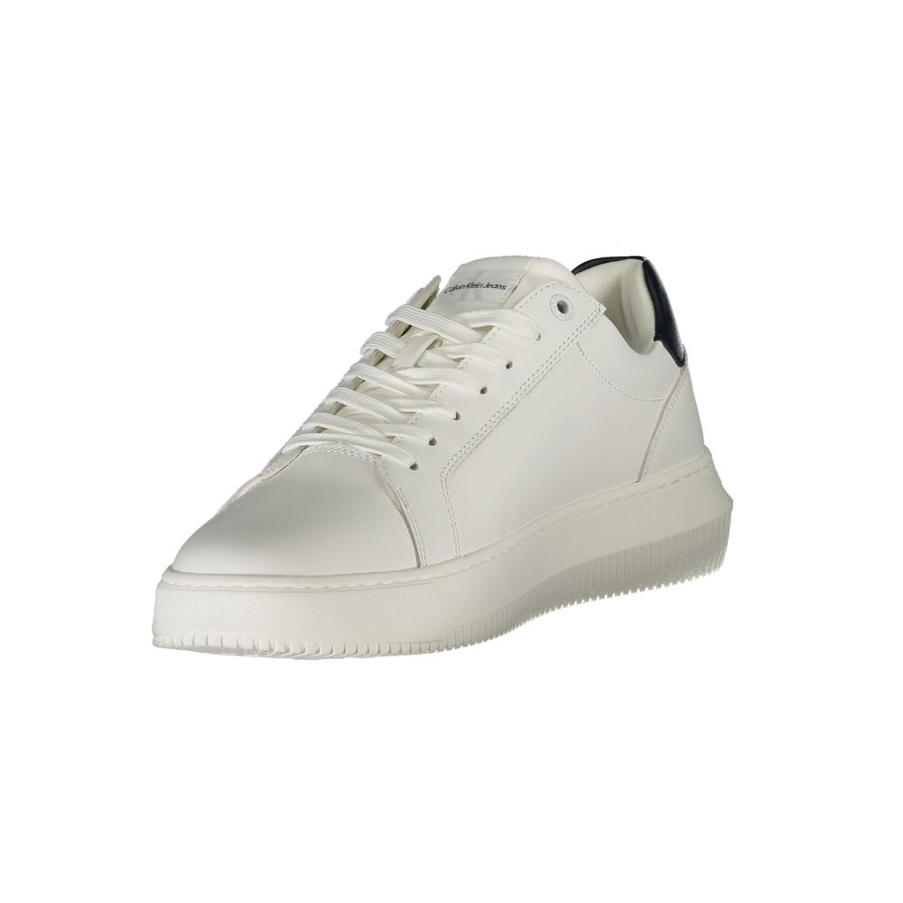 Calvin Klein Baskets en cuir Bianco pour homme