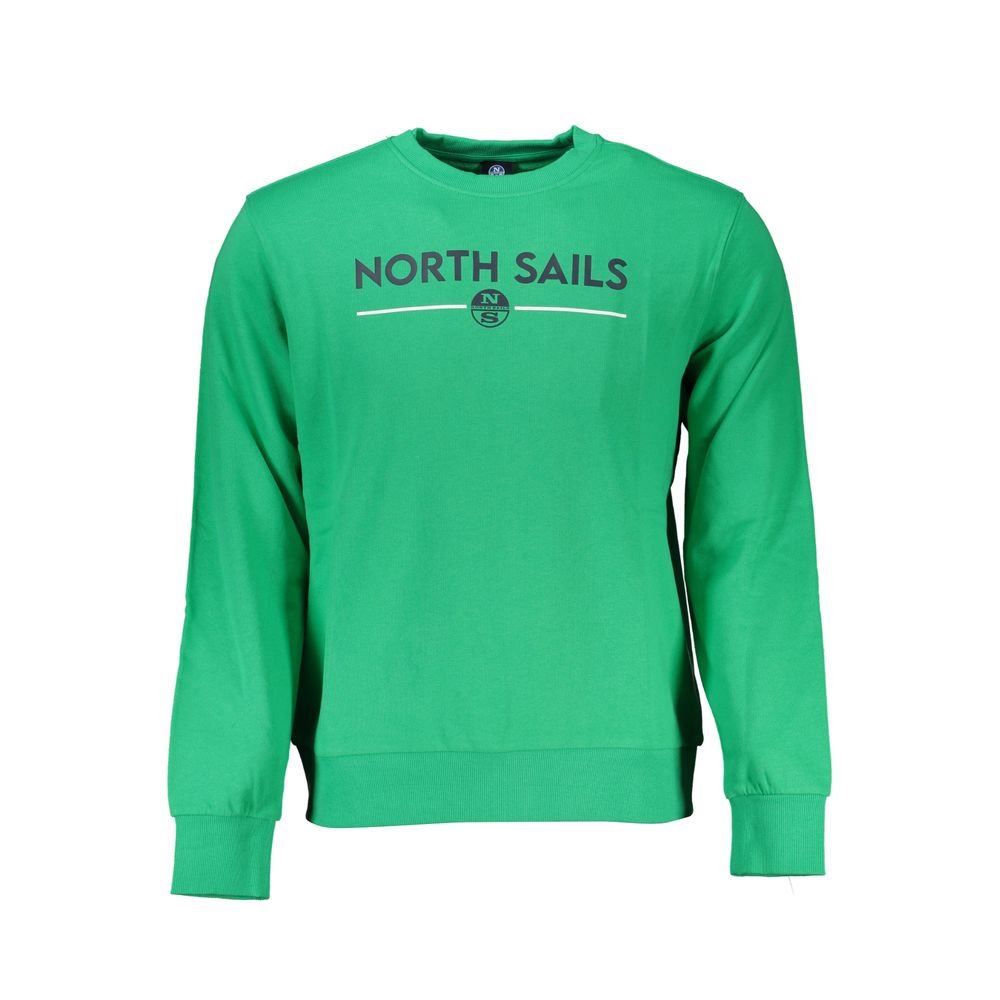 Pull en coton vert pour homme, marque North Sails