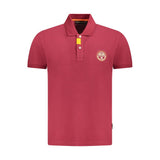 Polo homme en coton rouge Napapijri