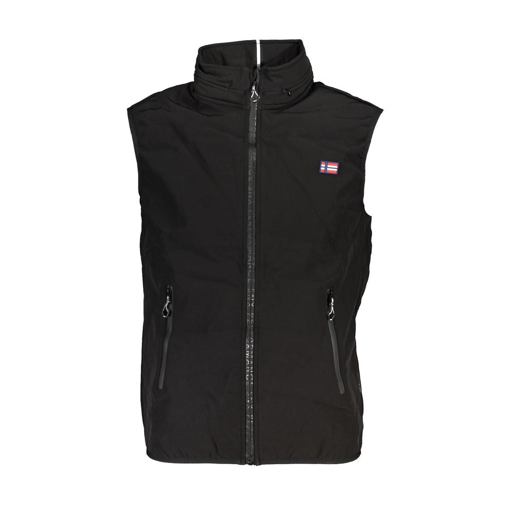 Veste homme en polyester noir Scuola Nautica