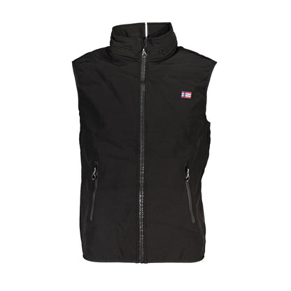 Veste homme en polyester noir Scuola Nautica