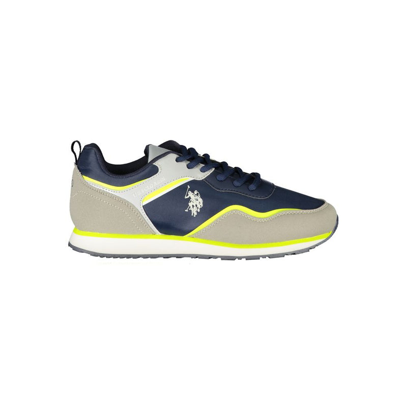 U.S. POLO ASSN. Blue Polyester Sneaker for Women