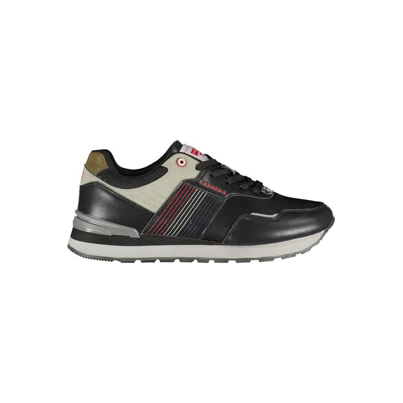 Carrera Sleek Laced Sports Sneakers - Black
