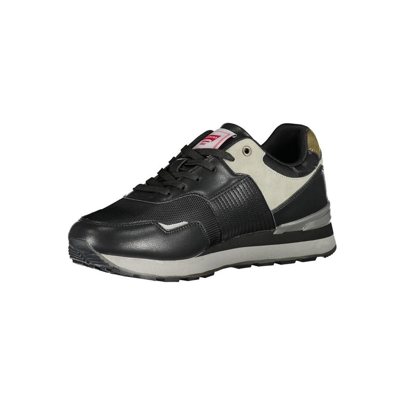 Carrera Black Polyurethane Men Sneaker - Urban Sophistication