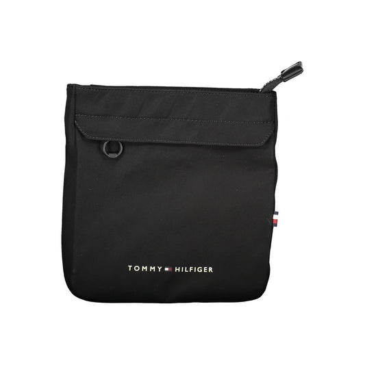 Tommy Hilfiger Zwarte Polyester Heren Schoudertas