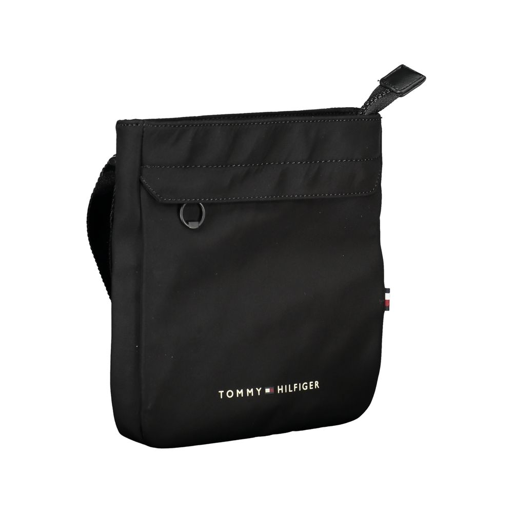Tommy Hilfiger Zwarte Polyester Heren Schoudertas