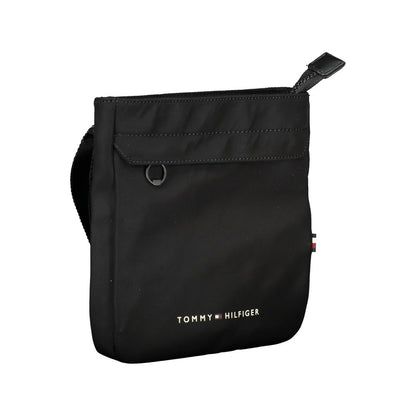 Tommy Hilfiger Zwarte Polyester Heren Schoudertas