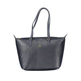 Tommy Hilfiger Blue Polyester Handbag - Stylish & Functional