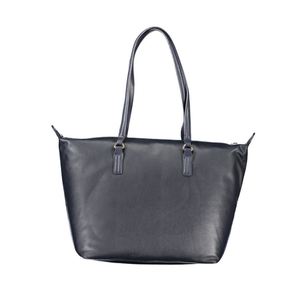 Tommy Hilfiger Blue Polyester Handbag - Stylish & Functional
