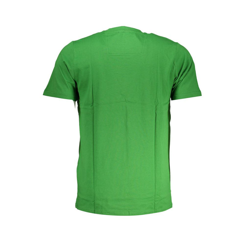 Cavalli Class Groen Katoenen T-Shirt